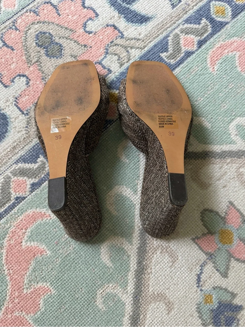 Silent D Brown Katia Wedges Size 39